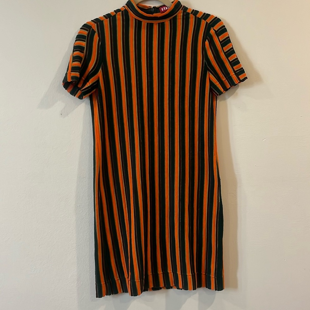 Staud Striped Terry Dress
